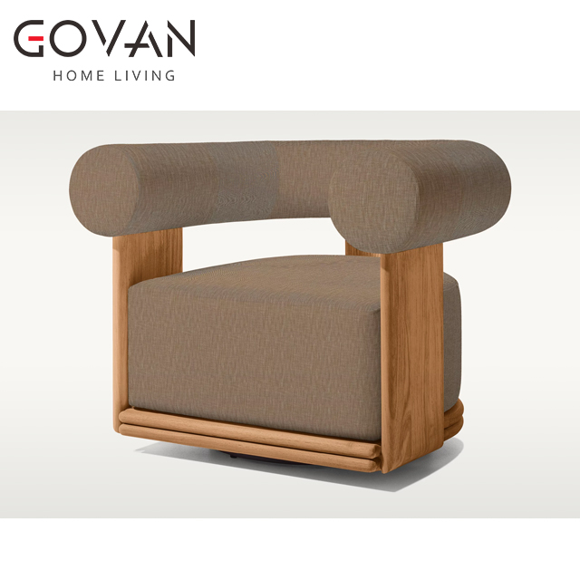 Bondi Teak-Swivel Lounge Chair