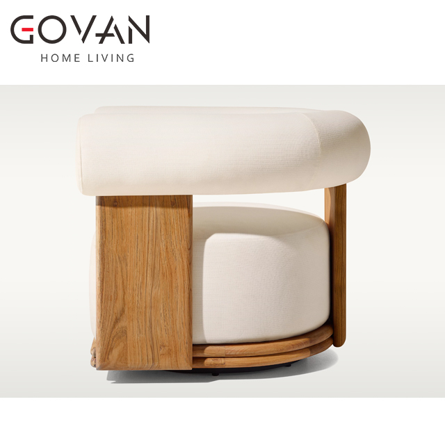 Bondi Teak-Swivel Lounge Chair
