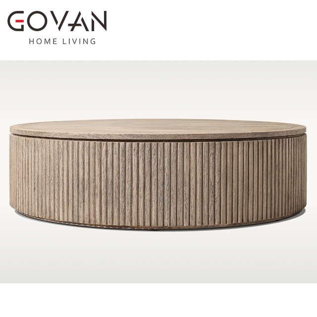 Byron Collection-Coffee Table-Round Coffee Table