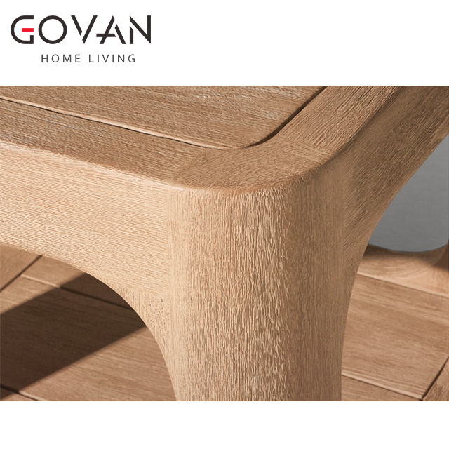 Cassale Teak Collection-Outdoor Square Side Table
