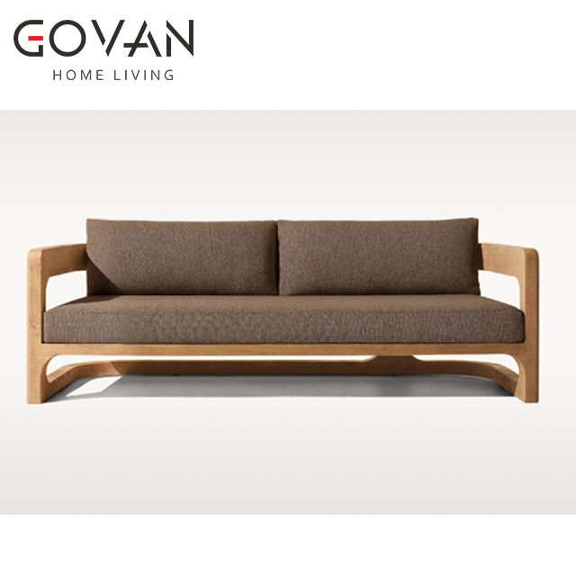 Cassale Teak Collection-Sofa-Outdoor Two Seater Sofa