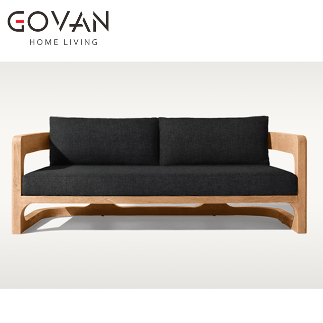 Cassale Teak Collection-Sofa-Outdoor Two Seater Sofa