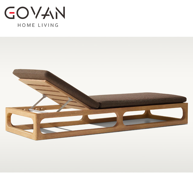 Cassale Teak Collection-Outdoor Chaise Lounge Chair