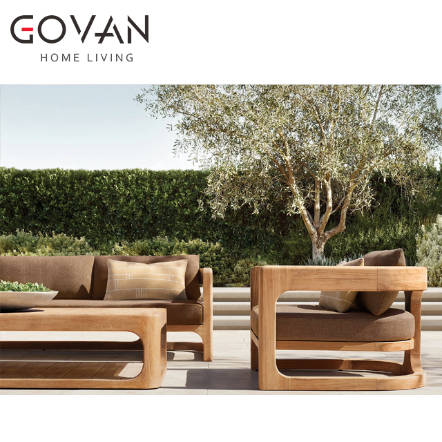 Cassale Teak Collection-Swivel Lounge Chair