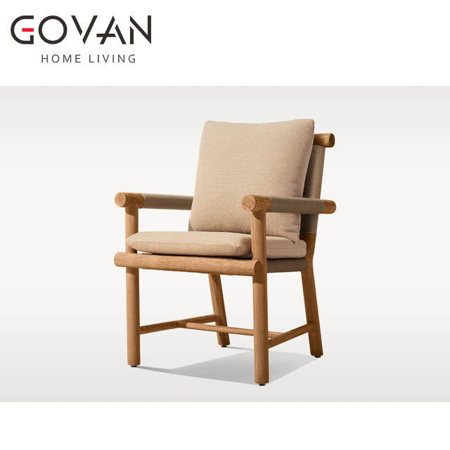 Lindon Collection-Chair-Outdoor Dining Arm Chair