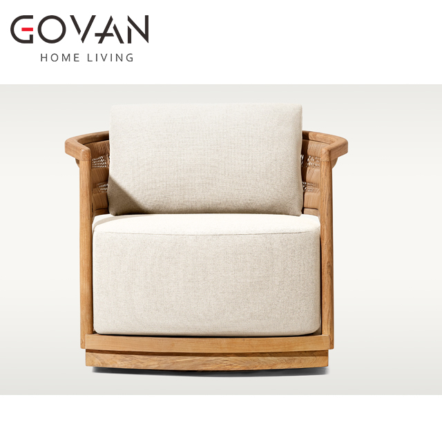 Nusa Collection-Chair-Outdoor Swivel Lounge Chair