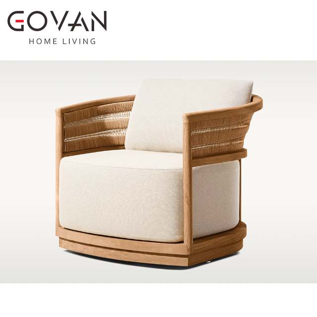 Nusa Collection-Chair-Outdoor Swivel Lounge Chair