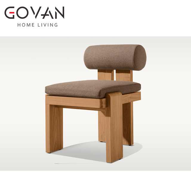 Vigo Teak Collection-Chair-Outdoor Dining Chair
