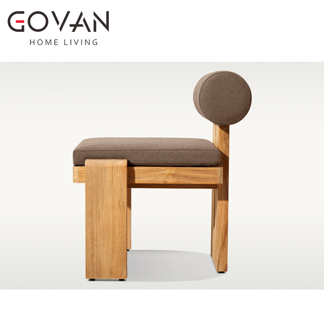 Vigo Teak Collection-Chair-Outdoor Dining Chair
