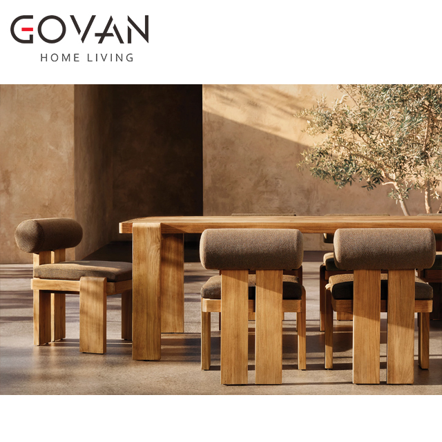 Vigo Teak Collection-Chair-Outdoor Dining Chair