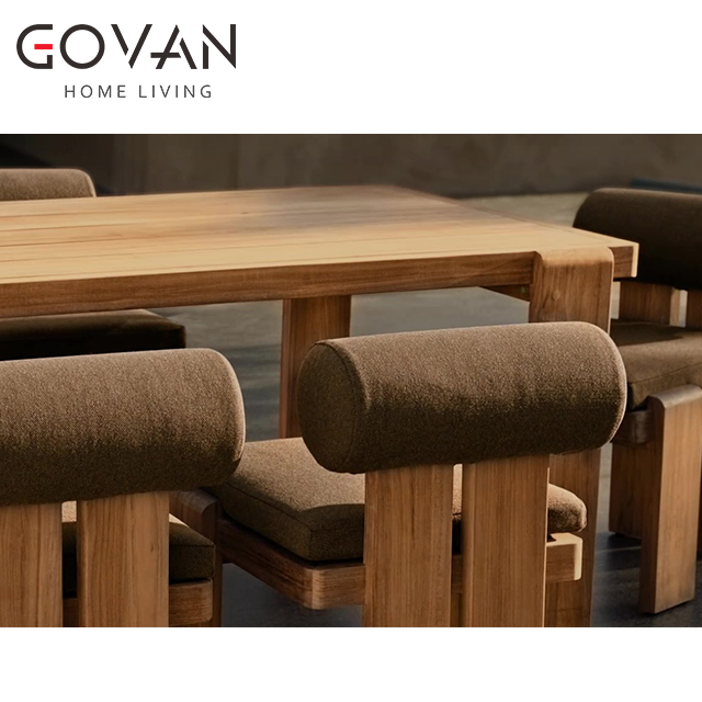 Vigo Teak Collection-Table-Outdoor Retangular Dining Table