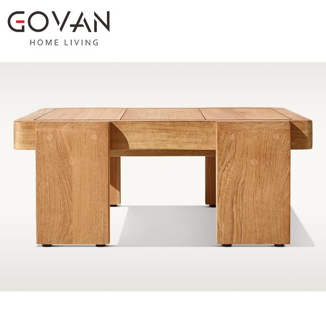 Vigo Teak Collection-Table-Outdoor Square Side Table