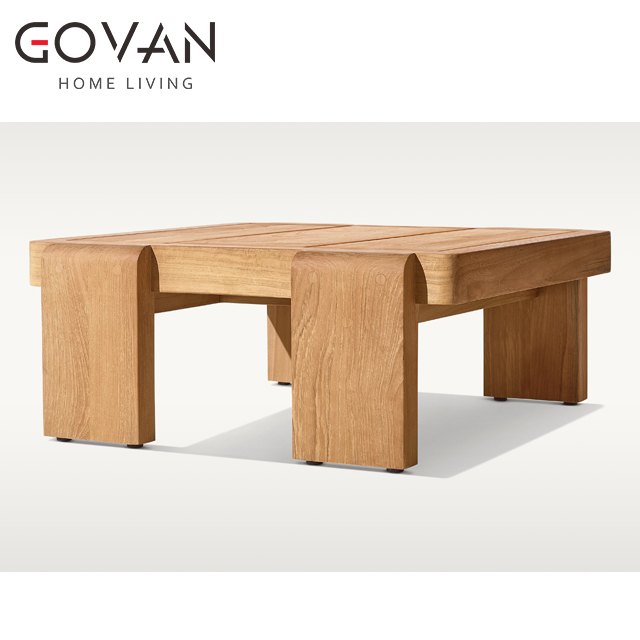 Vigo Teak Collection-Table-Outdoor Square Side Table