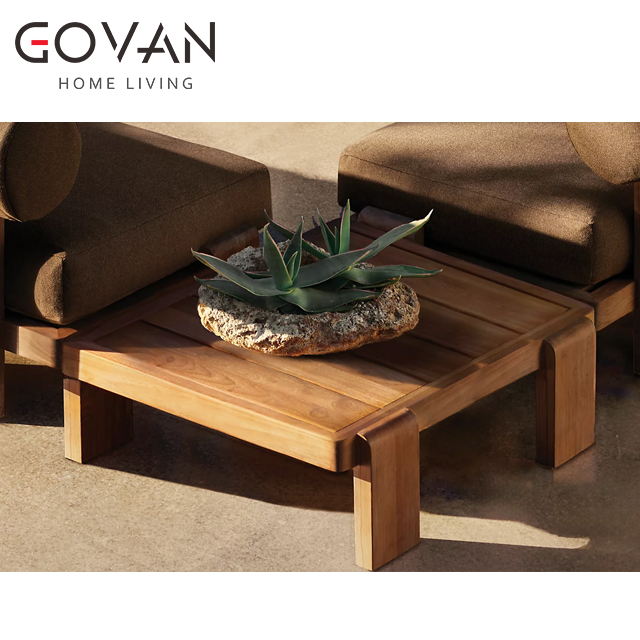 Vigo Teak Collection-Table-Outdoor Square Side Table