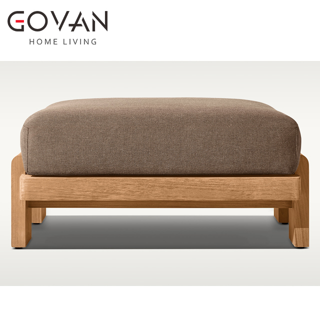 Vigo Teak Collection-Pedal-Outdoor Ottoman