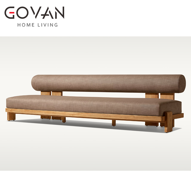 Vigo Teak Collection-Sofa-Outdoor Two Seater Sofa