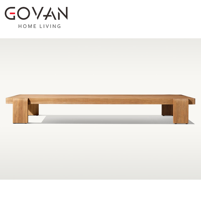 Vigo Teak Collection-Table-Outdoor Rectangular Coffee Table