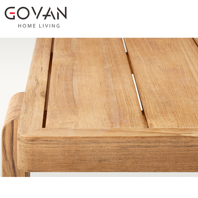 Vigo Teak Collection-Table-Outdoor Rectangular Coffee Table