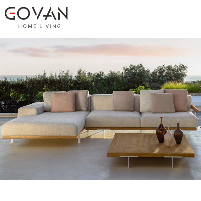 Allure Collection-Sofa-Outdoor Three Seater Armless Sofa
