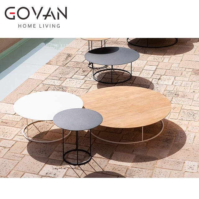 Astra Collection-Table-Outdoor Round Coffee Table 100