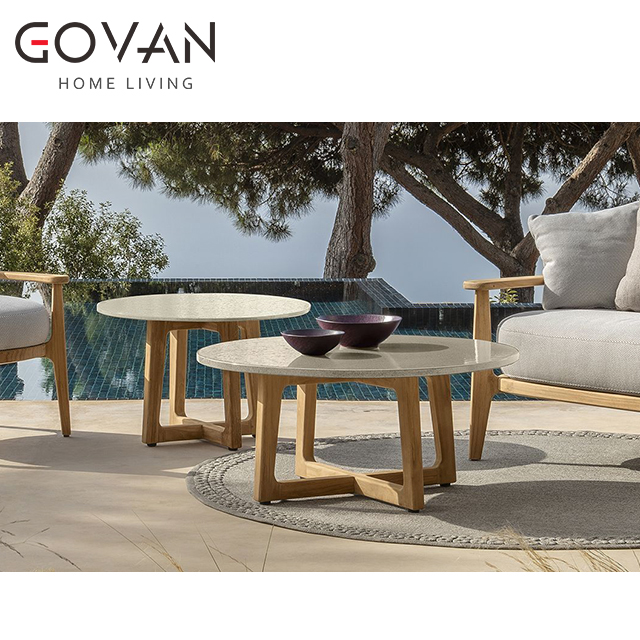 Ever Collection-Table-Outdoor Round Coffee Table
