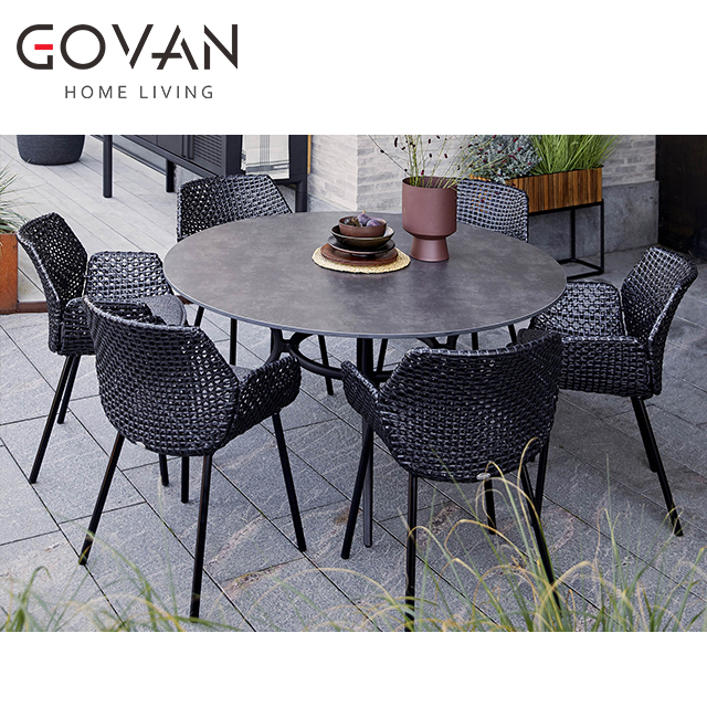 Ocean Collection-Table-Outdoor Round Dining Table