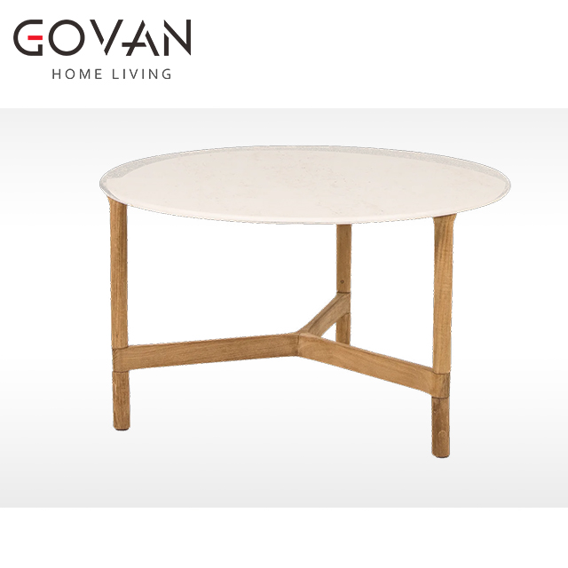 Sticks Collection-Table-Outdoor Round Coffee Table 1