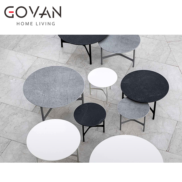 Sticks Collection-Table-Outdoor Round Coffee Table 1