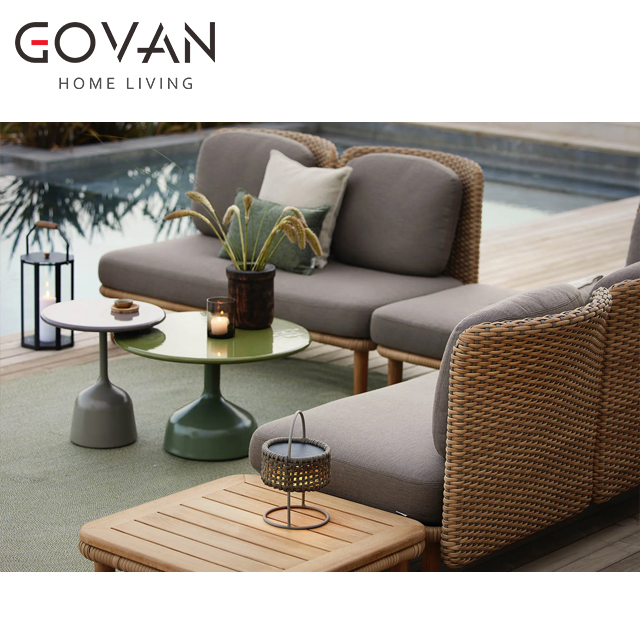 Sticks Collection-Table-Outdoor Round Coffee Table 2
