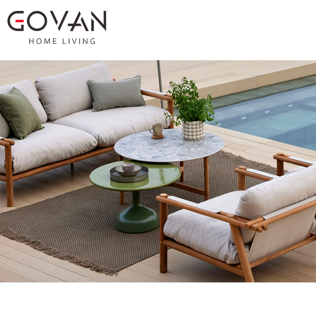 Sticks Collection-Table-Outdoor Round Coffee Table