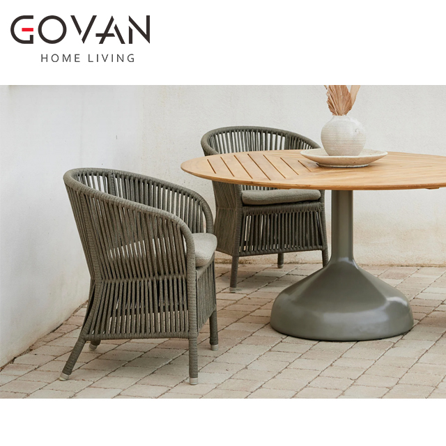 Sticks Collection-Table-Outdoor Round Dining Table