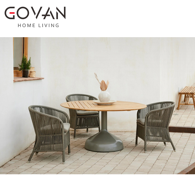 Sticks Collection-Table-Outdoor Round Dining Table