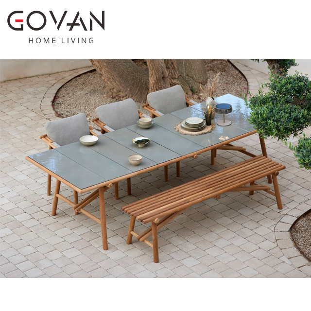 Sticks Collection-Table-Outdoor Rectangular Dining Table
