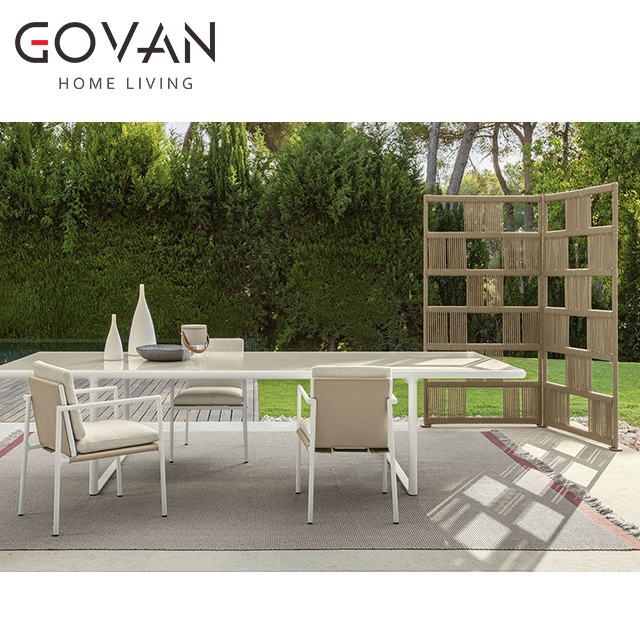 Tresse Collection-Chair-Outdoor Dining Armchair