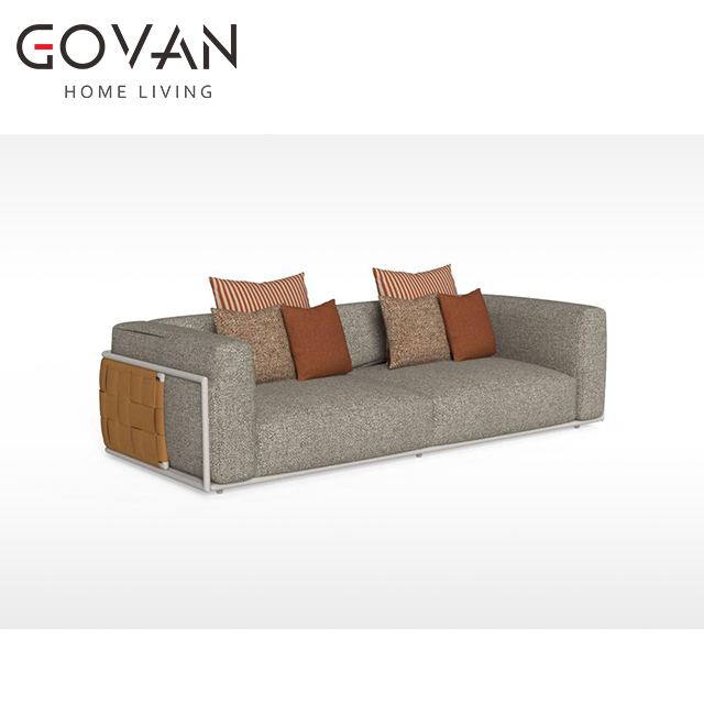Tresse Collection-Sofa-Outdoor Three Seater Sofa