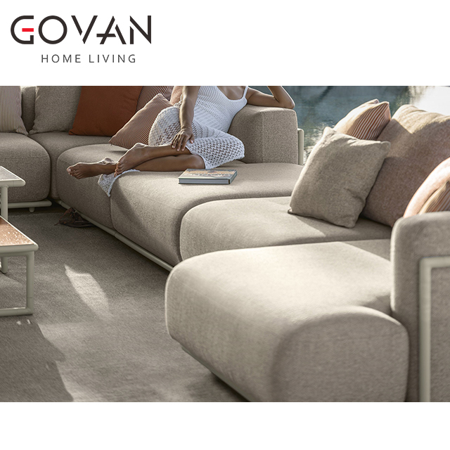 Tresse Collection-Sofa-Outdoor Three Seater Sofa
