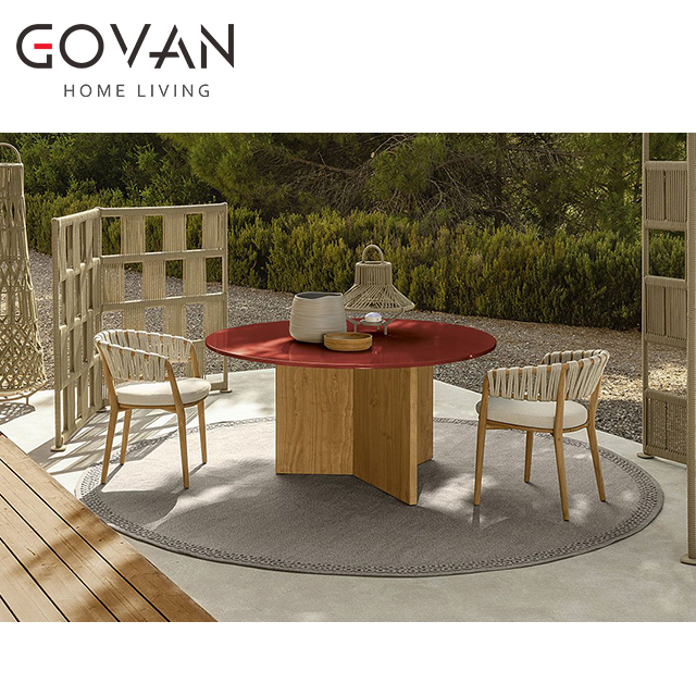 Venice Collection-Chair-Outdoor Dining Arm Sofa 1
