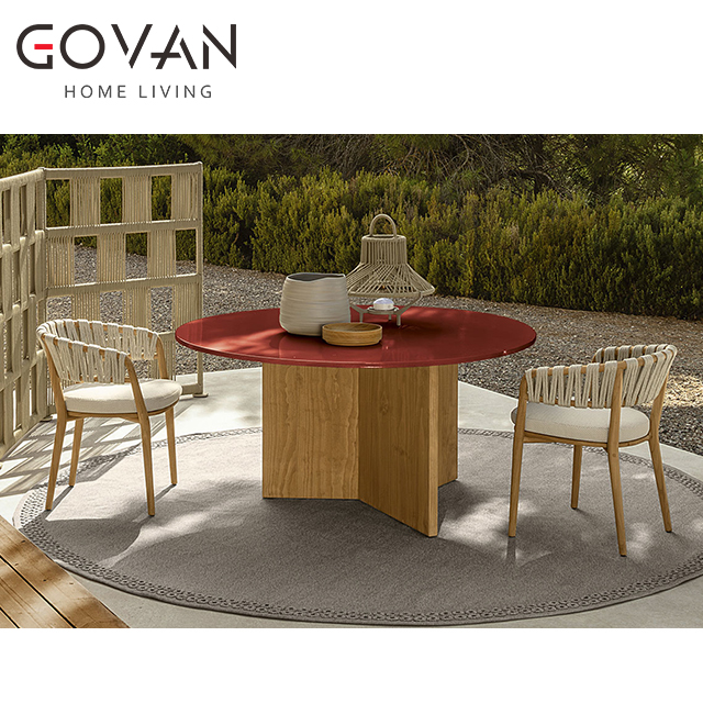 Venice Collection-Table-Outdoor Round Coffee Table 1