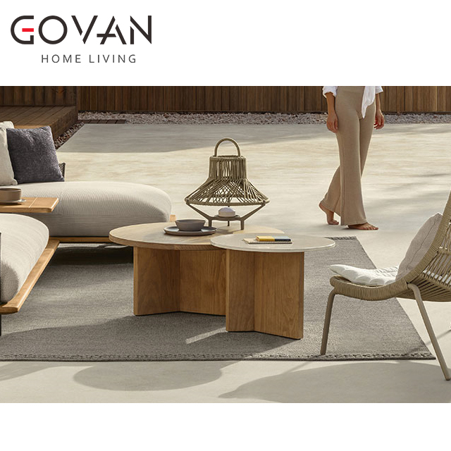 Venice Collection-Table-Outdoor Round Coffee Table