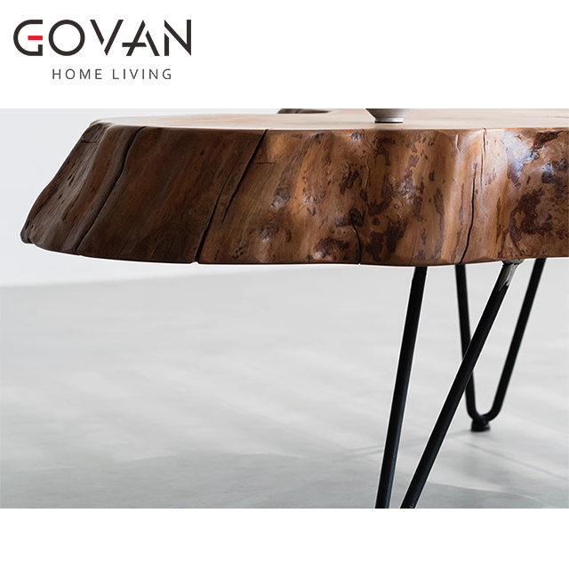 Wooden Furniture-Coffee Table-Low Table With Irregularnatural Sides