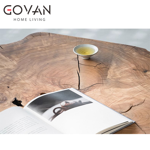 Wooden Furniture-Coffee Table-Low Table With Irregularnatural Sides