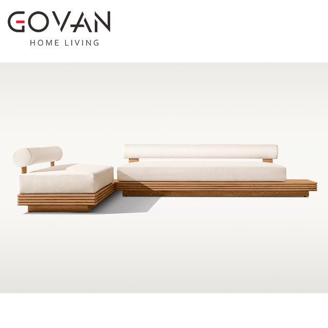 Bondi Teak-L-Shaped Sofa-Left