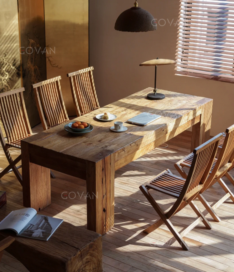 Wooden Furniture-Dining-Table-new-chinese-solid-wood-dining-table