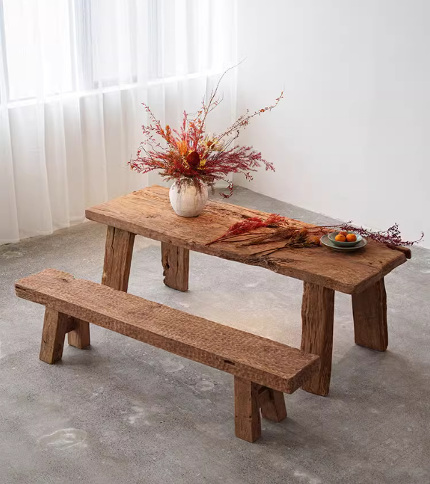 Wooden Furniture-Dining-Table-Antique wood negotiate tea table