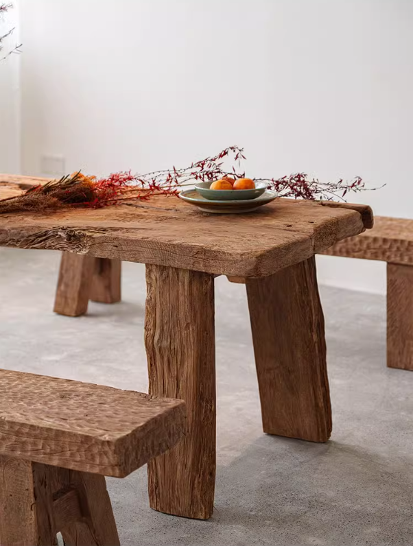Wooden Furniture-Dining-Table-Antique wood negotiate tea table