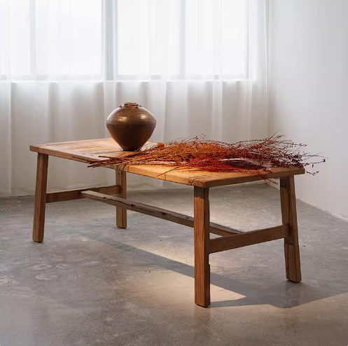 Wooden Furniture-Dining-Table-Ancient solid wood dining table