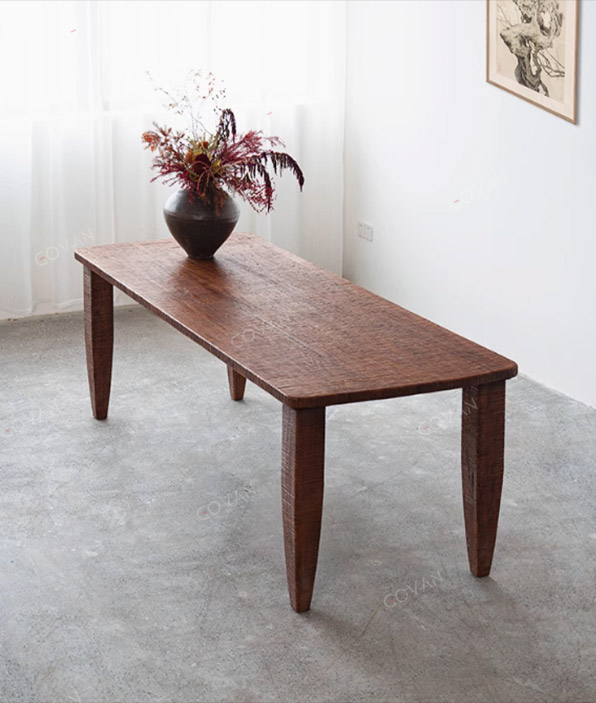 Wooden Furniture-Dining-Table-Ancient surprise quiet wind solid wood desk