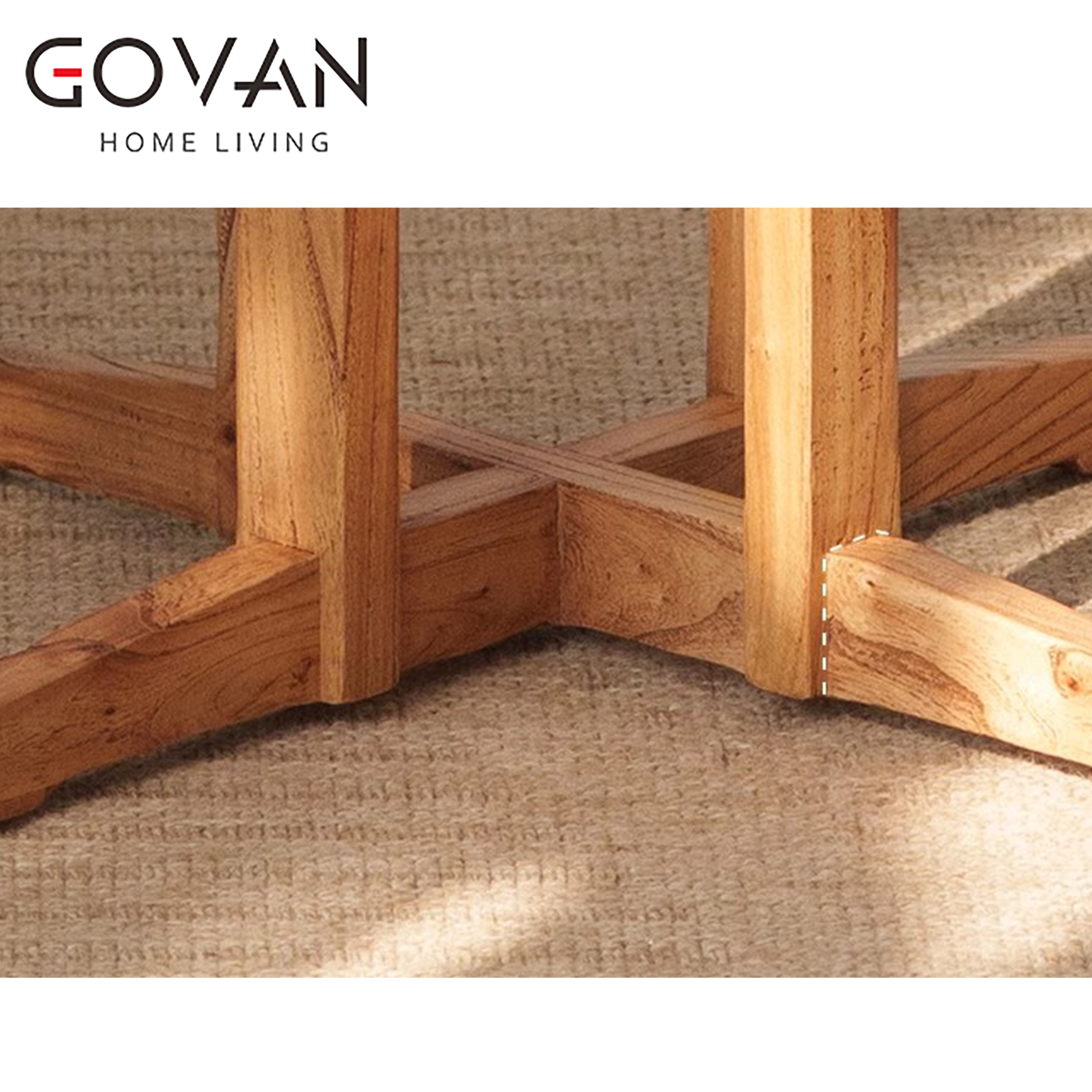 Wooden Furniture-Dining-Table-Surprise quiet wind solid wood small square table