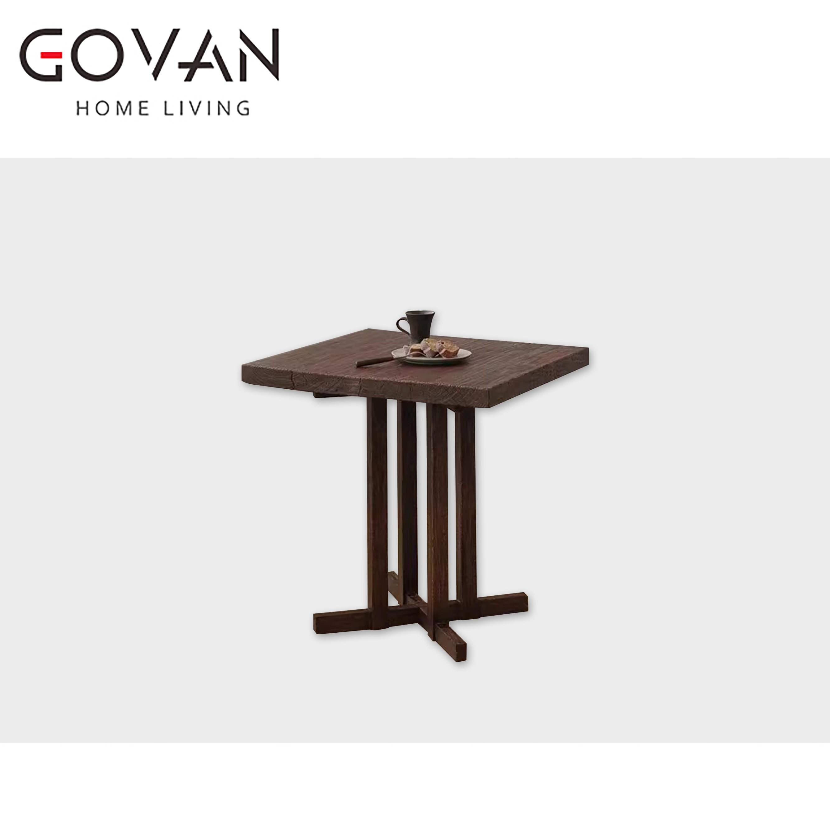 Wooden Furniture-Dining-Table-Square Antique Wood Coffee Table