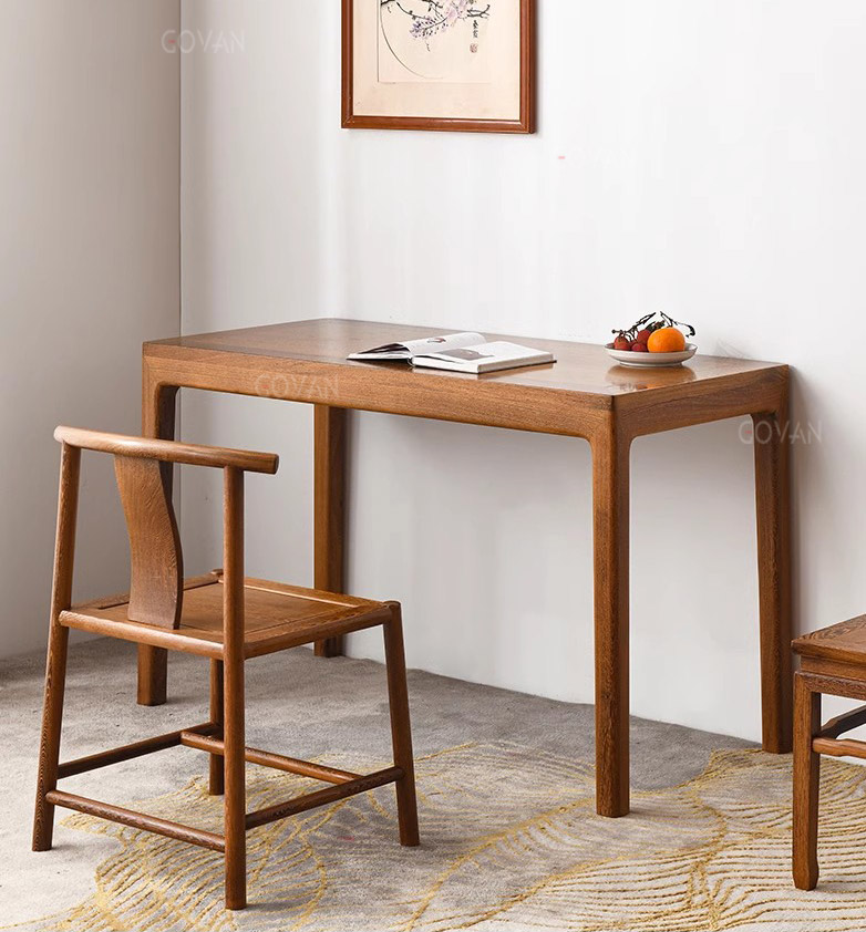 Wooden Furniture-Dining-Table-Square Solid Wood Coffee Table